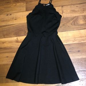 Black mini dress